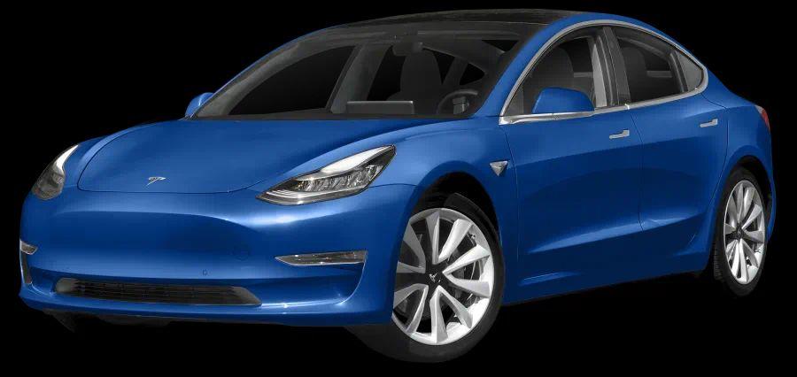 Tesla Model 3 - xanh