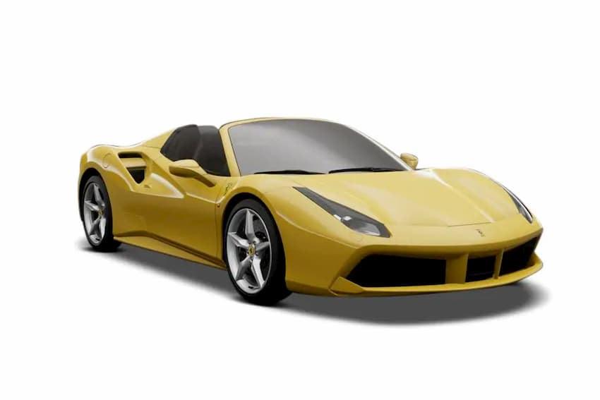 Ferrari 488 màu vàng 