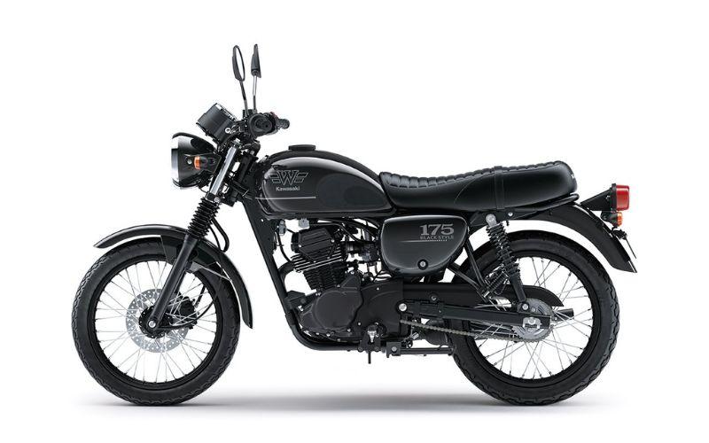 Kawasaki-w175-màu-đen