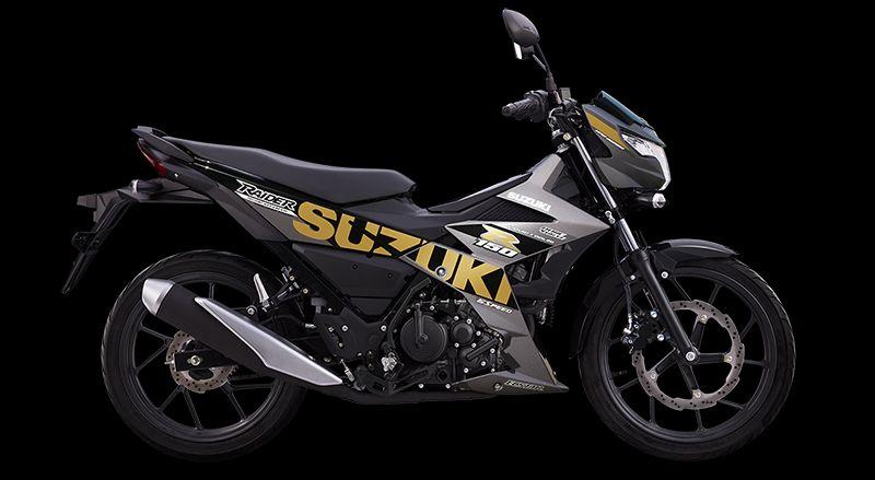 Suzuki-Raider-R150-màu- xám-đen-mới